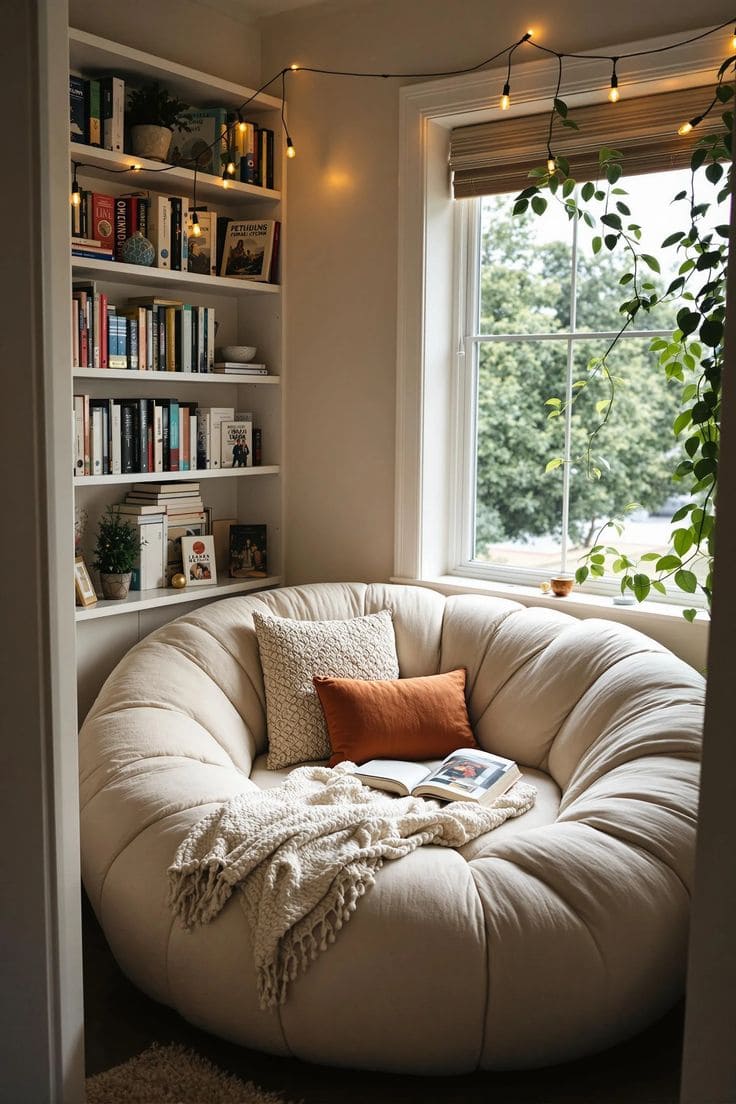 Cozy Reading Nook Balcony